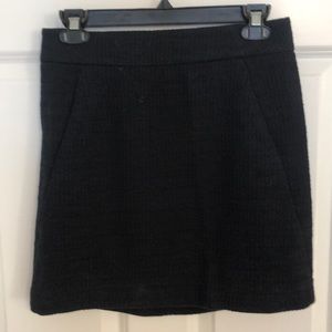 Knit mini skirt